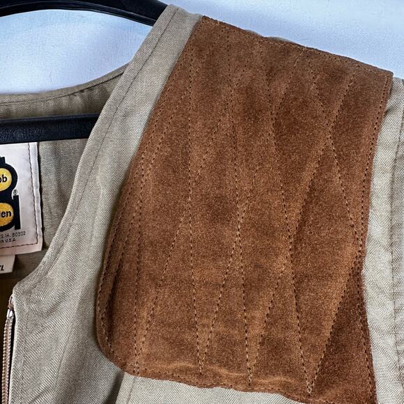 Vintage Bob Allen Duck Canvas Hunting Bird Vest Mens XL Adult - Picture 3 of 13